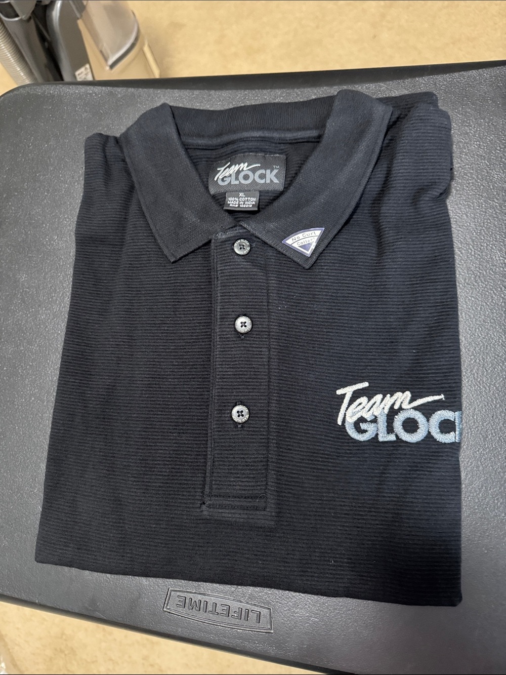 Team Glock Men’s Black Logo Polo